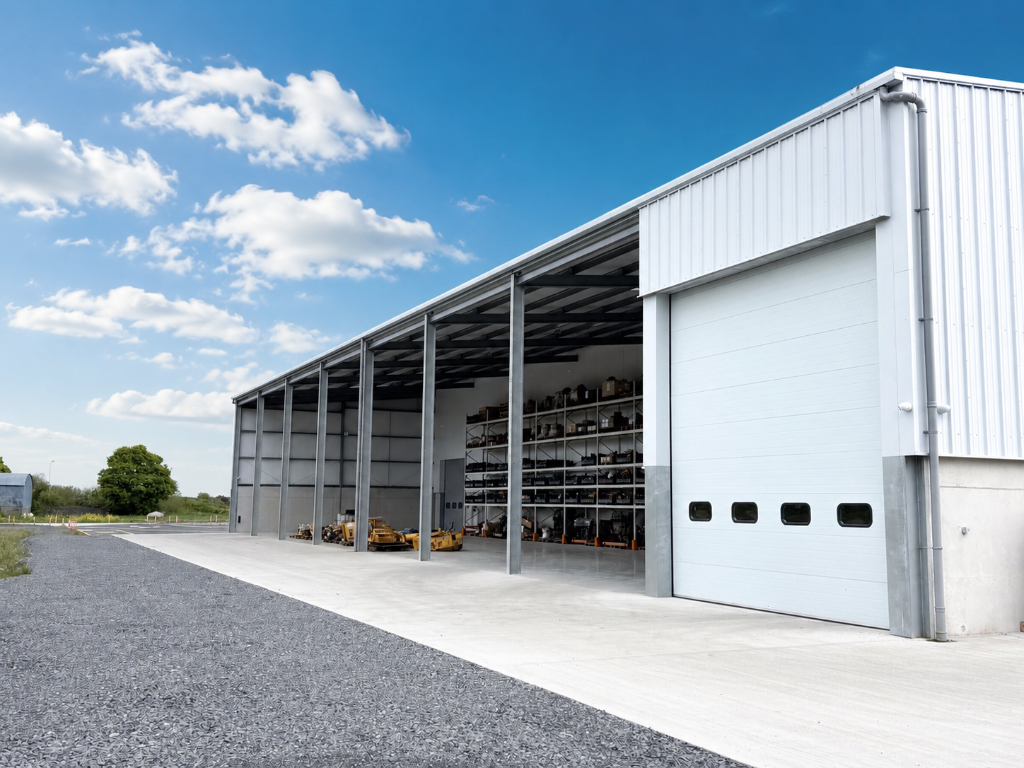 Warehouse aisle